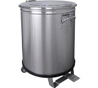 Saro Cubo de basura 95 L con pedal y tapa de cierre suave MPS 95