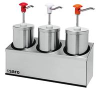 Saro Dispensador de salsa PD-006 3 x 2,25 ltr