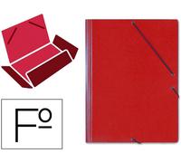 Saro Elasticos Folder Tabs Rojo Formato Folio Tarjeta