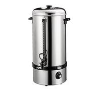 SARO Hervidor de vino caliente y dispensador de agua caliente para gastronomía, 19 l, acero inoxidable, temperatura regulable continua, grifo de seguridad, para bebidas calientes, 2,4 kW, 230 V
