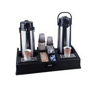 SARO LEO 2 Estación de café, para jarras de hasta 190 mm Ø, compartimentos para guardar accesorios, bandeja de goteo e inserto extraíbles, plástico