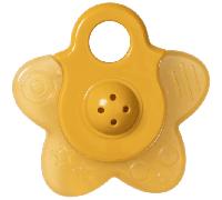 Saro Mordedor de Agua con Sonajero Mostaza