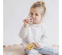 Saro Mordedor de Silicona Fresh Fruit Mostaza