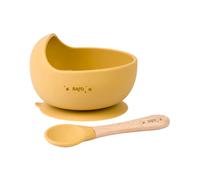 Saro Nordic Wave Set de Alimentación Mostaza 2 pzs