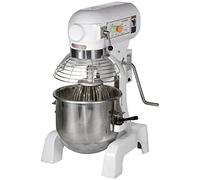 SARO PR 20 Batidora planetaria, incluye gancho amasador, batidor de varillas y batidor plano, hasta 6 kg de masa, 3 velocidades, 0,75 kW