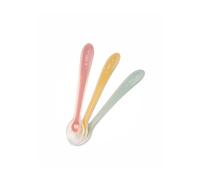 Saro Set Cuchara Silicona Rosa 3uds