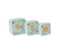 Saro Set de 3 Cajitas para el Almuerzo Cheetahs