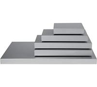 SARO STAY COOL Placa refrigerante para GN 1/6, aluminio y EPS, con acumuladores de frío, +8 °C durante al menos 3 horas, patas de goma, para bufé y exterior