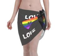 Sarong Amar Bikini Cubierta Sarong Elegante Bikini Cover Up Corto Falda De Playa para Piscina Viajes Playa