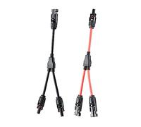 SARONIC Solar Y Branch Conectores 1 a 2 M/FF & F/MM Paralelo Cable Adaptador Cable Plug Kit para Panel Solar