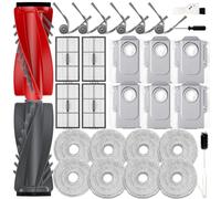 SAROS 20 Accesorios para Roborock SAROS 10R/Qrevo Edge 2/Qrevo CurvX/Saros 20 Neo/Qrevo EdgeT/Qrevo 2 Pro/Qrevo Curv 2 Pro/Qrevo Curv 2 Prox, 29 piezas Qrevo Edge 2 Piezas de repuesto