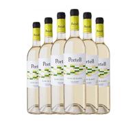 Sarral Portell Blanc de Blancs Conca de Barberà Joven 75 cl Vino blanco (Caja de 6 Botellas de 75 cl)