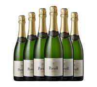 Sarral Portell Brut Cava 75 cl Espumoso blanco (Caja de 6 Botellas de 75 cl)