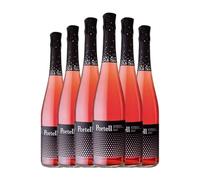 Sarral Portell Rosado de Aguja Trepat Conca de Barberà 75 cl Vino rosado (Caja de 6 Botellas de 75 cl)