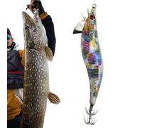 Sarro de calamar brillante, plantilla de calamares brillantes | Ganchos de plantilla de calamar fluorescentes | Cebo de nocturna fluorescente, herramientas de atraer do artificial para agua dulce de a