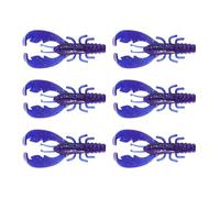 Sarro De Cangrejos Artificiales - 6pcs Set Soft Swimbait Set, Realistic Crawdad Fishing Cebo | Cebado De Criatura De Acción Realista para Cabezal De Serpiente De Trucha De Lucio De, Remolque De
