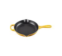 Le Creuset Sartén skillet redonda de hierro fundido, diámetro 23 cm, Nectar, 20182236720422