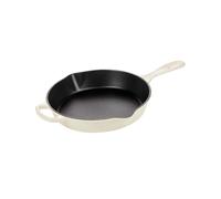 Le Creuset Sartén skillet alta de hierro fundido, 26 cm, 2 litros, Meringue, 20187267160422