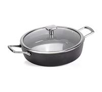 Sartén Alluflon Moneta 28 Cm 0015396106 ARMONIA FINEGRES Con Tapa Negra