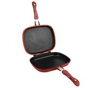 Sartén Antiadherente De 28 Cm, Sartén Cuadrada De Doble Cara, Sándwich Para Acampar, Tostadora, Parrilla, Sandwichera, Bandeja Para Hornear, Bandejas Para Tortillas Para Cocina, Uso En Interiores Y Ex