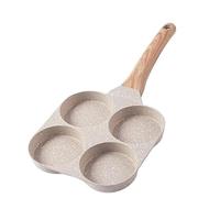 Sartén Antiadherente De Granito For 4 Tazas, For Tortillas Huevos, Apta For Cocinas Gas E Inducción(3pcs White Set)