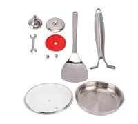 Sartén Antiadherente Martillada Ti, Sartén de Calentamiento Rápido para Cocinar 10,23 ", 11,02" para Fiestas Familiares (26CM)