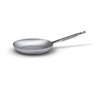 Sartén Baja Con Forma Conica, Diámetro 32 Cm, De Aluminio, Color Plata