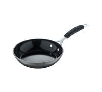 BERGNER Excalibur Grey - Sartén de 24 cm - Fabricado Aluminio Forjado - Interior Recubrimiento Cerámico - Exterior Color Gris Degradado - Apto Inducción - Mango De Hierro Envuelto En Silicona