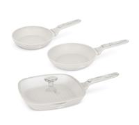 Sartén Berlinger Haus Sahara Marble BH8399 aluminio forjado set 3 piezas antiadherente