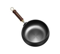 Sartén Big Belly - 28 Cm, Sartén Para Cocinar De Hierro, Olla Duradera Resistente Al Calor Para Estufa Eléctrica De Inducción | Versátil hogar restaurante Camping freír verduras pollo cerdo carne