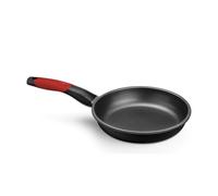 BRA Premiere Sartén 22 cm, Aluminio Fundido, Tricapa con Revestimiento Antiadherente reforzado sin PFOA, apta para todo tipo de Cocinas incluida Inducción, color Rojo