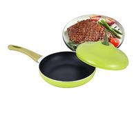 Sartén con tapa práctica y multiusos antiadherente en forma de fruta | Olla de cocina de inducción para pasta, sopa, espaguetis, conservas, hervir, cocinar a fuego lento