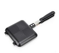 Sartén cuadrada de 16 x 14 cm Máquina para hacer sándwiches de doble cara Sartén antiadherente para cocinar Panqueques Sartén multifunción para hornear para tostadora Tortilla de desayuno
