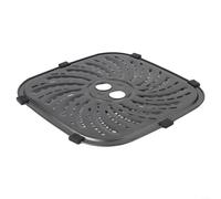 Sartén de acero al carbono diseñada para PowerXL para freidora de aire Vortex Pro de 8 cuartos Plus con pestañas seguras y mango apto para lavavajillas para un uso cómodo (24 x 24 cm)