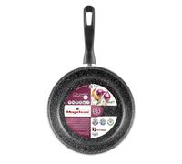 Sartén de acero inoxidable Ø18 cm, resistente y duradera, ideal para cocinar a fuego medio y alto, perfecta para saltear y freír.
