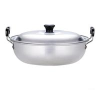 Sartén de aluminio para estufa de gas, olla ligera de fideos ramen y sartén para hacer gachas, olla compacta para acampar para estufa de picnic al aire libre, utensilios de cocina para dormitorio (22