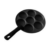 Sartén de aluminio para tortillas, sartén para tortillas de 7 tazas, sartén de aluminio para tortillas de aluminio para el hogar, máquina de tortilla de aluminio horneado para huevos de hamburguesa