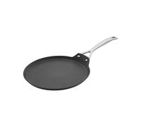 Le Creuset Crepera de aluminio antiadherente, diámetro 28 cm, para todas las fuentes de calor, incluso la inducción, Antracita/Plateado, 51106280010002