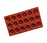 Sartén de donuts de silicona - Molde para donuts, no desordenado, cocción al horno | Permite una cocción sana, sin esfuerzo, una alta resistencia sin casta para pastelería, donuts y donuts