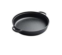 Sartén De Hierro Fundido De 8,7/9,8/11/11,8 Pulgadas Con Asas Dobles, Bandeja For Hornear Pre-sazonada For Hornear Pan, Cocinar Al Aire Libre Y Acampar.(Yellow)