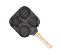 Sartén de huevo sin , sartén de huevo , Pan de tortilla de 4 tazas, Planeta de desayuno antiadherente para acampar viaje a casa cocina RV apartamentos