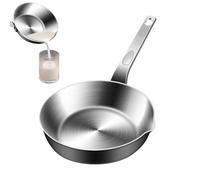 Sartén De Huevos - Máquina De Tortilla Pequeña De Metal Cepillado, Ollas Culinarias Ligeras, Accesorio De Sauté De Calentamiento Rápido, Equipo De Rendimiento De Cocina Controlado | Pe