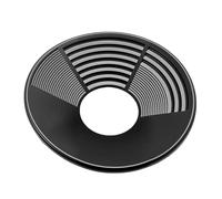 Sartén de lavado dorada resistente ligera con diseño de tres canales para una limpieza rápida, uso al aire libre, procesamiento de minerales, tamiz de arena dorada de mano