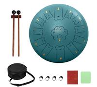 Sartén de mano de acero suave de alta calidad con 13 notas para crear código, instrumento de percusión para reflexión, regalo para todos los niveles de habilidad, tambor de lengua de metal