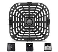 Sartén de parrilla para freidora de aire para olla instantánea Vortex Plus 6 en 1 6 cuartos Gourmia GAF735 6 cuartos de galón, accesorios para freidora de aire, bandeja de repuesto, placa de parrilla
