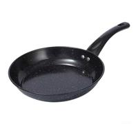 Sartén de Piedra para granito Antiadherente para Cocinar Alimentos y Carne - Mango Ergonómico para Inducción Gas Estufa 22cm(24cm)
