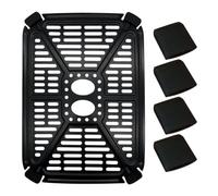 Sartén de repuesto para freidora de aire Ninja Foodi DZ401/DZ550 10QT DualZone, placa de acero inoxidable con revestimiento antiadherente, apta para lavavajillas para una cocción saludable de carne
