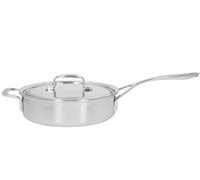 Sartén de salteado con 2 asas y tapa DEMEYERE 5-Plus 40850-853-0 - 24 cm