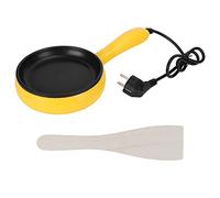 Sartén Eléctrica, Mini Sartén Multifunción para Huevos de 350 W con Asa, Sartén Antiadherente para Carne para Una Sola Persona Para Acampar En Dormitorios