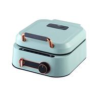 Sartén eléctrica para hornear con calefacción de doble cara y control de temperatura independiente, electrodoméstico de cocina para cocinar versátil